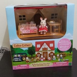 Calico critters Red roof cozy cottage